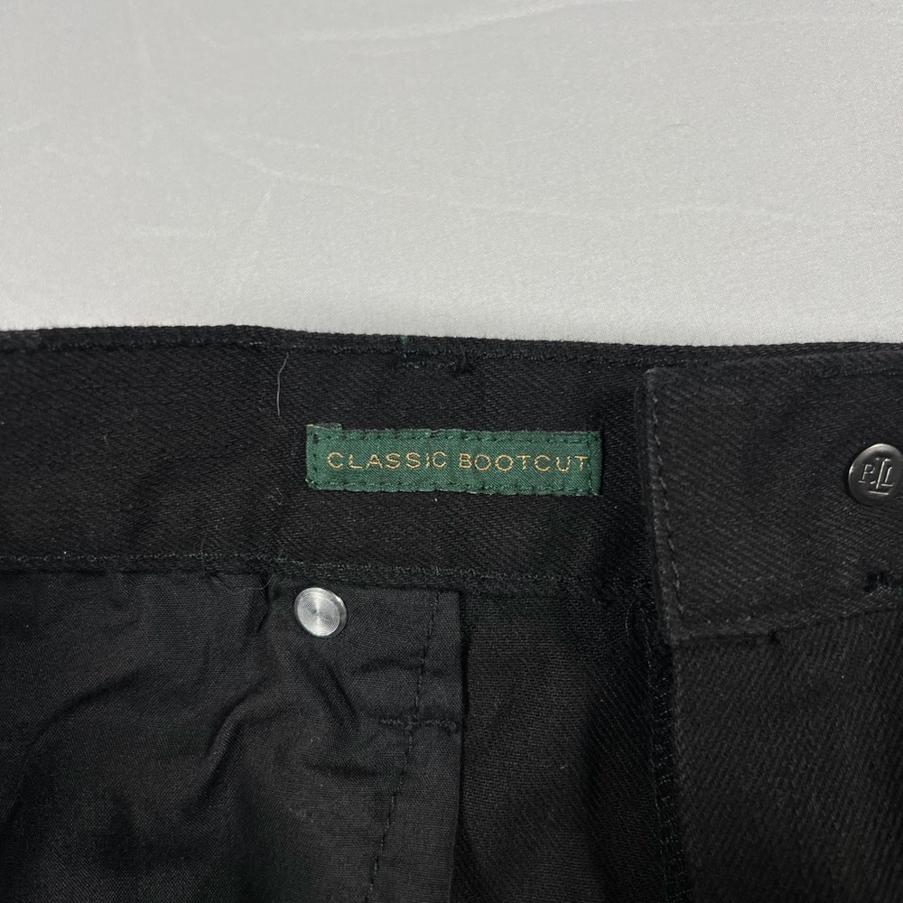 NWT Lauren Ralph Lauren Black Classic Bootcut Jeans Womens Size 14P - Picture 5 of 9